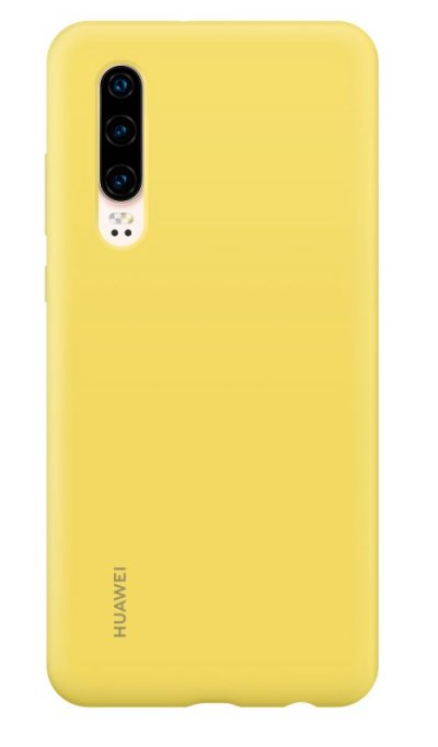 HUAWEI  Coque rigide finition soft touch jaune pour  P30
