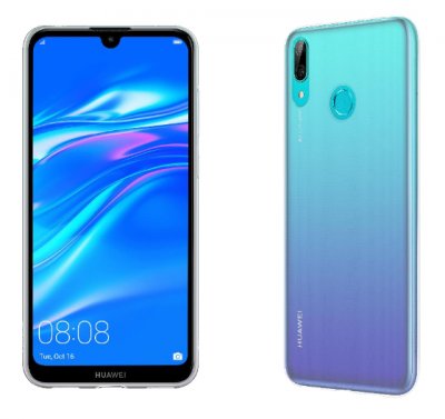 HUAWEI  Coque Semi-Rigide pour Y7 2019 Taglia Unica Transparent