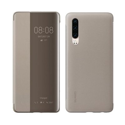 HUAWEI  Etui Folio Gris pour P30 Kaki