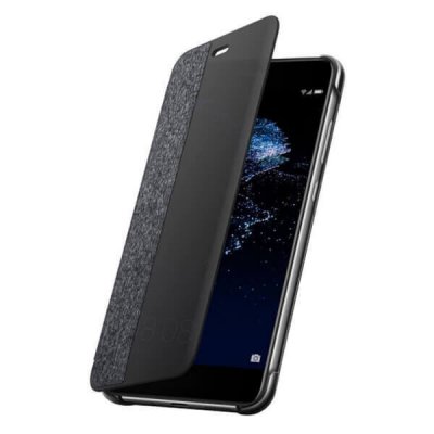 HUAWEI  Etui Folio pour P10 Lite Rabat avec Fen&ecirc;tre/ Gris