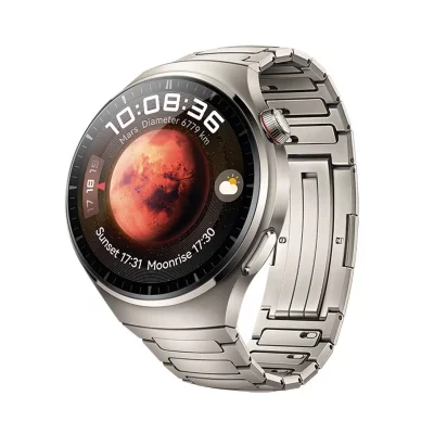 HUAWEI  Montre connect&eacute;e Watch 4 Pro 48mm Elite (Bracelet en titane)