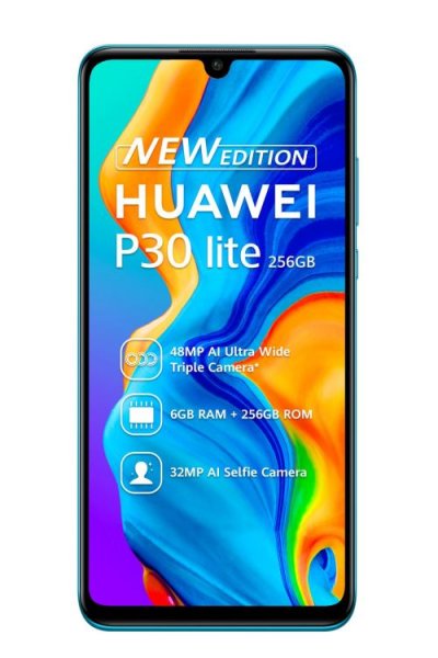 HUAWEI  P30 Lite XL 256 Go Bleu paon