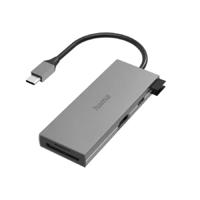 HAMA Hub Multiport USB-C (USB 3.1)  6 Ports Gris
