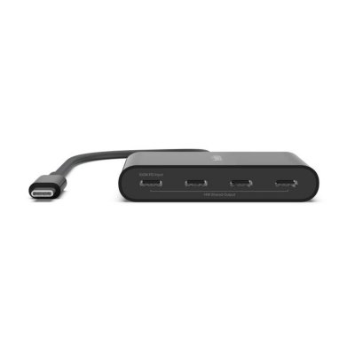 BELKIN Hub USB-C vers 4 ports USB-C 100W Noir 