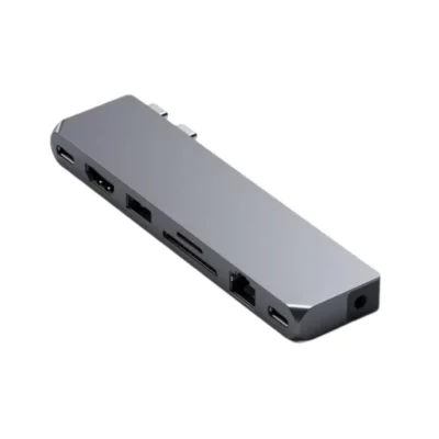 SATECHI Hub USB  HUB USB-C 8 EN 2 PRO HUB MAX SPACE GRAY