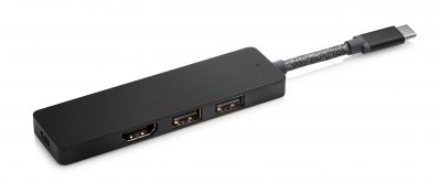HP Hub USB Type C  4 EN 1 vers HDMI/2x USB 3.0/USB C