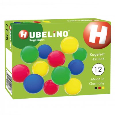 HUBE LINO Hubelino piste de marbre: ensemble de marbre de 12 pi&egrave;ces
