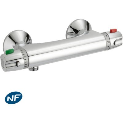HUBER  - Glam mitigeur douche thermostatique chrom&eacute; - Chrom&eacute;