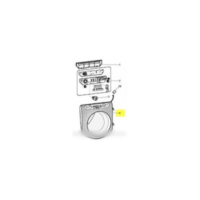 ARISTON Hublot complet aqgmd149eu/a ha pour lave linge  - c00276084