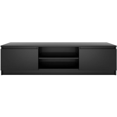 HUCOCO  - Meuble tv moderne pour salon 140 cm - Noir