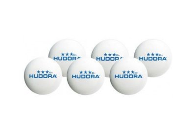 HUDORA  40+ - Set De 6 Balles De Tennis De table - Blanc