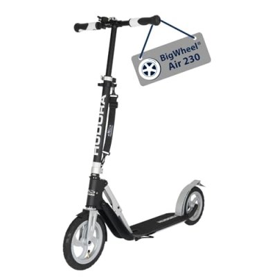 HUDORA  - Trottinette Big Wheel Air 230 - Noir - Trottinette