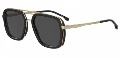 HUGO BOSS  Lunettes de Soleil BOSS 1235/S Black/Grey 55/19/145 homme