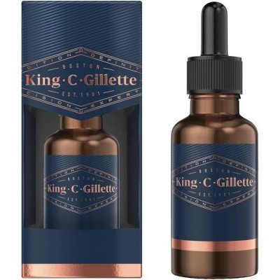 KING C GILLETTE Huile &Agrave; Barbe  - Le Flacon De 30ml