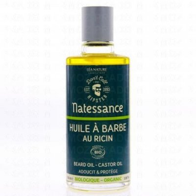 NATESSANCE Huile &Agrave; Barbe  Au Ricin Bio Lea Nature - Le Flacon De 100ml