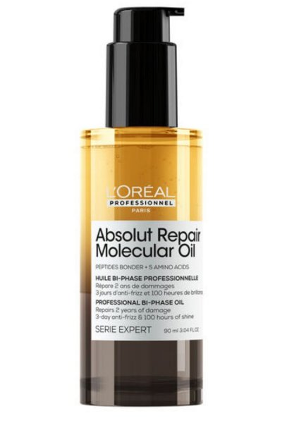 L OREAL PROFESSIONNEL Huile Bi-Phase R&eacute;paratrice Absolut Repair Molecular 90ml E4451100