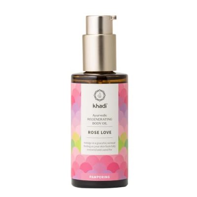 KHADI Huile Corps Elixir &agrave; la Rose de Damas R&eacute;g&eacute;n&eacute;rante - 
