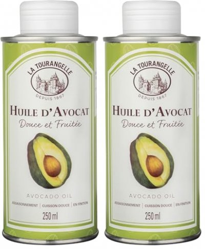 LA TOURANGELLE Huile d'avocat 100 % . Couleur: Vert