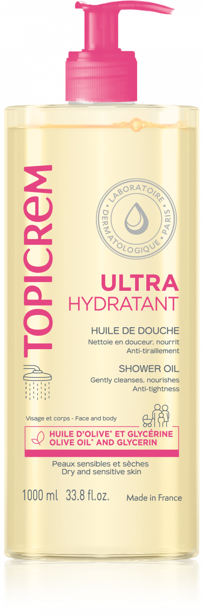 TOPICREM Huile De Douche Ultra-hydratante  - Le Flacon-pompe De 1l