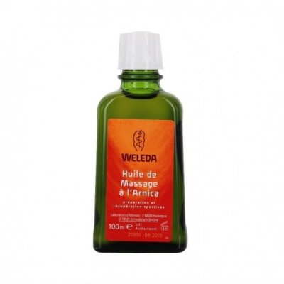 WELEDA Huile De Massage &Agrave; L'arnica 100 Ml .<Br> Pr&eacute;paration Et R&eacute;cup&eacute;ration Musculaires.