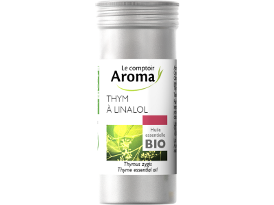 LE COMPTOIR AROMA Huile Essentielle Bio Thym A Linalol 5 ml 