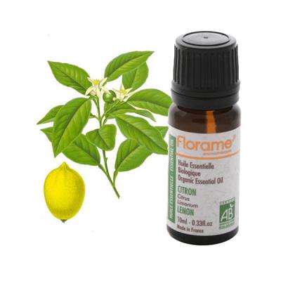 FLORAME Huile essentielle biologique Zeste de Citron 10ml 