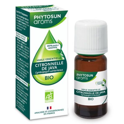 PHYTOSUN AROMS Huile Essentielle Citronnelle De Java Bio Aroms 10ml 