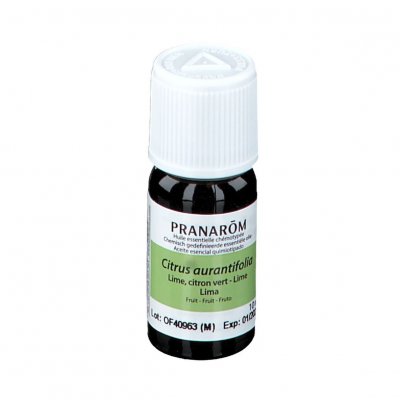 PRANAROM Huile essentielle de citron vert 10 ml de huile essentielle (Citron)