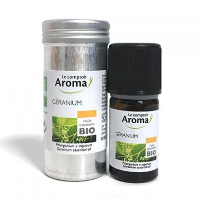 LECOMPTOIRAROMA Huile Essentielle De Geranium Bio 5ml Le Comptoir Aroma