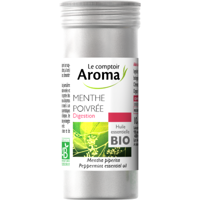 LE COMPTOIR AROMA Huile Essentielle De Menthe Poivree Bio 10ml 