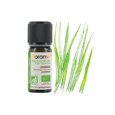 FLORAME Huile Essentielle - Lemongrass BIO Cymbopogon flexuosus - 10ml