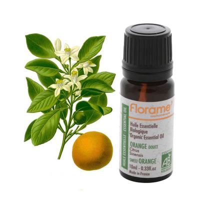 FLORAME Huile essentielle - orange douce bio citrus sinensis - 10ml