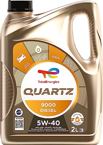 TOTAL ENERGIES Huile Moteur 9000 5w-40 Die 2l Total - La Bouteille De 2l
