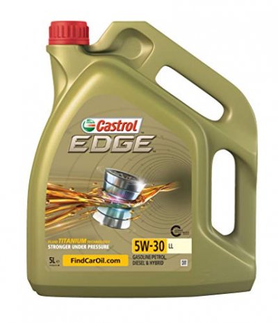 CASTROL Huile Moteur  Edge Titanium 5w30 Ll Essence Et Diesel 5 L