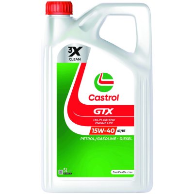 CASTROL OIL Huile Moteur Castrol Gtx 15w-40 A3/b3 5l