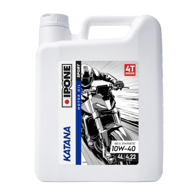 IPONE Huile moteur  FULL POWER KATANA - 10W40 100% synth&eacute;se - 4 LITRES