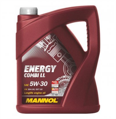MANNOL Huile moteur  ENERGY COMBI LL 5W-30  5 Litres Jerrycans