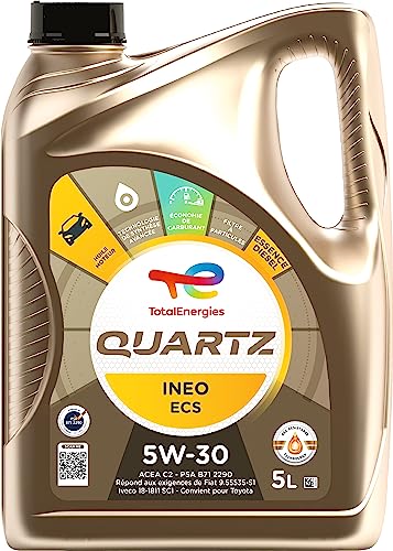 TOTALENERGIES Huile Moteur Total Quartz Ineo Ecs 5w30 Essence Et Diesel 5 L
