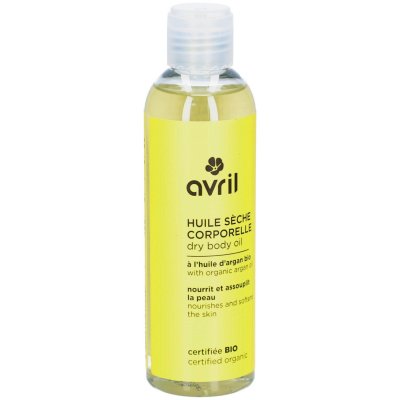 AVRIL Huile s&egrave;che corporelle &agrave; l'huile d'argan certifi&eacute;e BIO,  (200 ml)