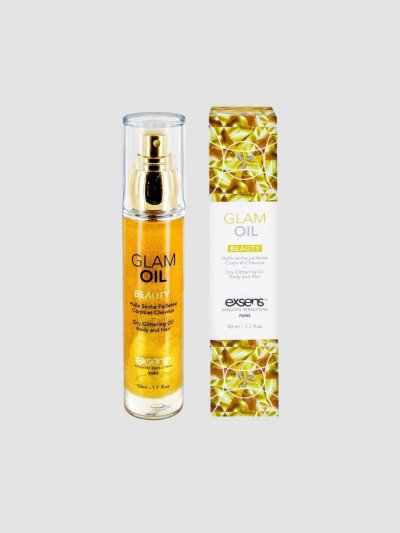 EXSENS Huile S&egrave;che Paillet&eacute;e Corps et Cheveux Glam Oil