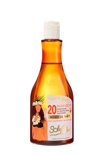 SOLEIL DES ILES Huile s&egrave;che Parfum des &icirc;les SPF 20