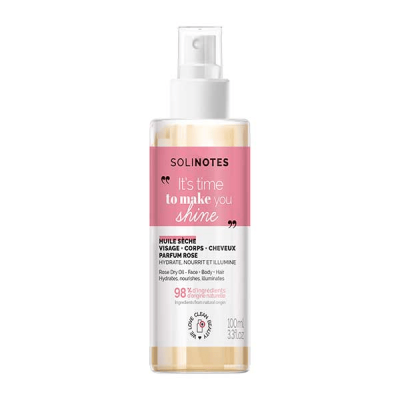 SOLINOTES Huile S&egrave;che Rose  100ml