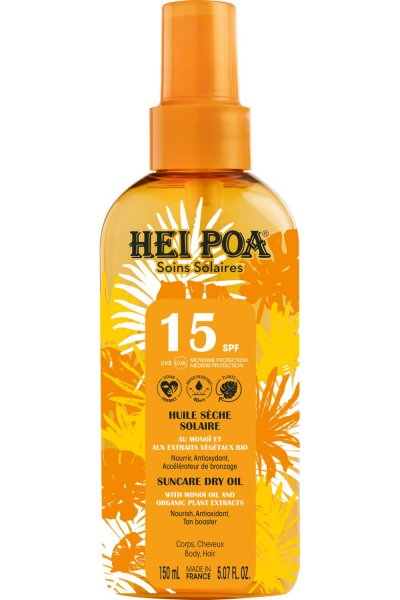 HEI POA Huile seche solaire SPF 15  150mL