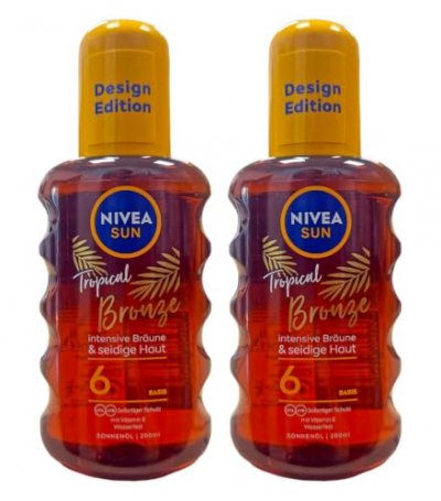 NIVEA Huile Solaire 6 Faible Sun  - Le Flacon De 200 Ml