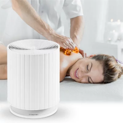 TROTEC Humidificateur d'air design avec diffuseur d'huiles essentielles de 3L blanc