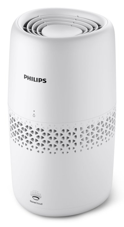 PHILIPS Humidificateur  S&eacute;rie 2000 HU2510/10 2L 22.5dB 630Min 31m&sup2; NanoCloud Blanc