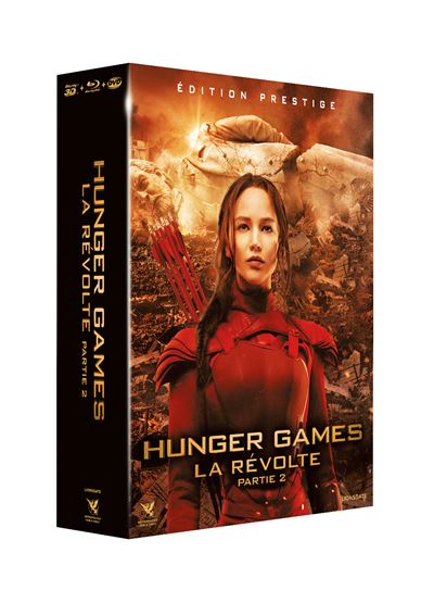 Hunger Games - La R&eacute;volte : Partie 2 &Eacute;dition Prestige Collector Limit&eacute;e Combo Bu-ray 3D DVD