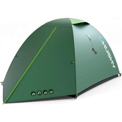 HUSKY  tente d&ocirc;me Bizam 290 cm polyester/nylon 2-personnes vert