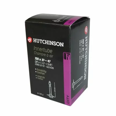 HUTCHINSON  Chambre &agrave; Air Adulte Unisexe, Noir, 350 x 28 &agrave; 42 A Ballon