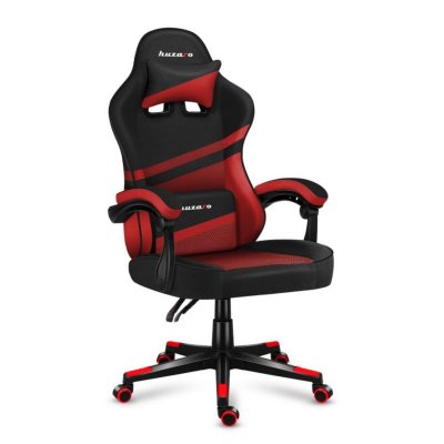 HUZARO  Force 4.4 Si&egrave;ge De Jeu Sur Pc Si&egrave;ge Balan&ccedil;oire (nacelle) Noir, Rouge 